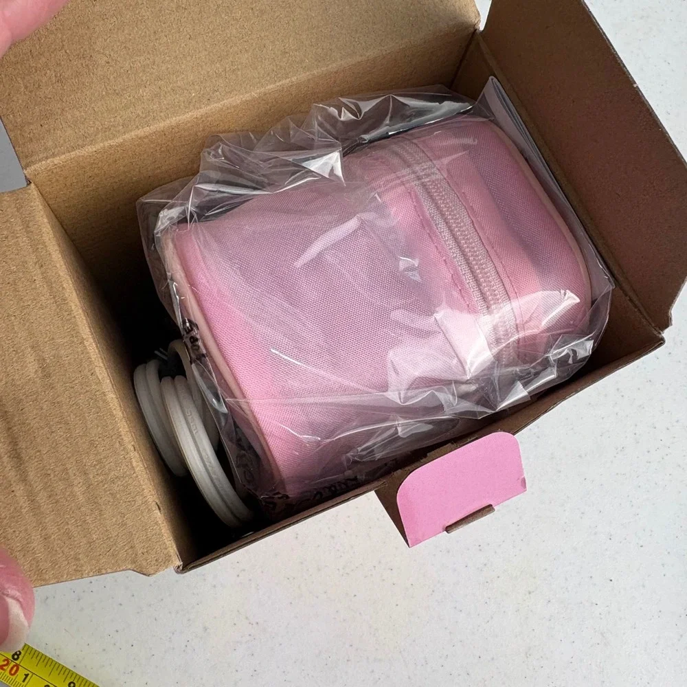 NEW Conair Compact Hot Rollers 10 Multi-Size Hair Setter with Travel Pouch Pink